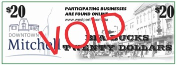 $20 BIA Bucks Sample